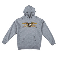 Anti Hero Eagle Heather Grey Mens Sweatshirt Hoodie
