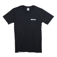 Boarders Pocket Print Black Mens Box Fit Tee