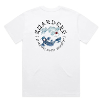 Boarders Japanese Koi Fish White Mens T-Shirt