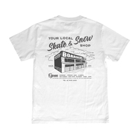 Boarders The Local White Youth Kids T-Shirt