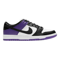 Nike SB Dunk Low Pro Court Purple Black White Mens Skateboard Shoes