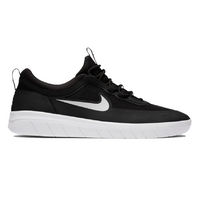 Nike SB Nyjah Free 2 Black White Black Mens Skate Shoes