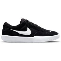 Nike SB Force 58 Black White Unisex Skateboard Shoes