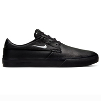Nike SB Shane Premium Black Metallic Silver Mens Skateboard Shoes