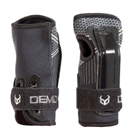 Demon Black Snowboard Wrist Guards