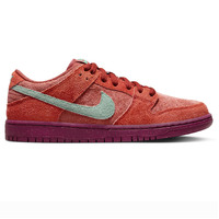 Nike SB Dunk Low Pro Premium Mystic Red Emerald Rise Mens Skateboard Shoes