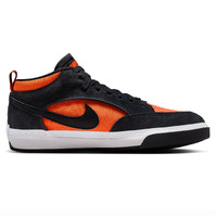 Nike SB React Leo Black Orange Mens Skateboard Shoes