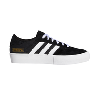 Adidas Matchbreak Super Black White Gold Mens Skateboard Shoes