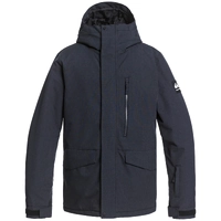 Quiksilver Mission Solid True Black Mens Snow Jacket