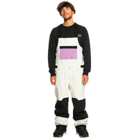 Quiksilver Fly High Nimbus Cloud Mens Technical Snow Bib Pants