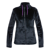 Roxy Tundra True Black Womens Fleece Jacket Jumper