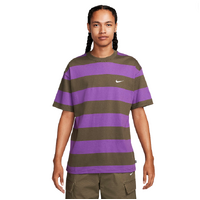 Nike SB Stripe Cargo Khaki Purple Unisex Skate T-Shirt