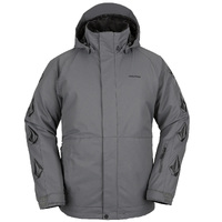 Volcom Iconic Stone Dark Grey Mens 15K 2023 Snowboard Jacket