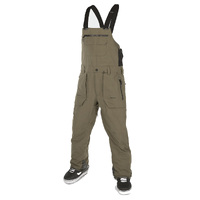 Volcom Rain Gore-tex Dark Teak Mens 2023 Snowboard Bib Overall