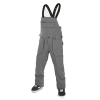 Volcom Roan Dark Grey Mens 15K 2023 Snowboard Bib Overall