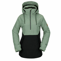 Volcom Fern Insulated Gore-tex Anorak Dusty Green Womens 2021 Snowboard Jacket