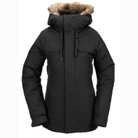 Volcom Shadow Ins Black Womens 15K 2022 Snowboard Jacket