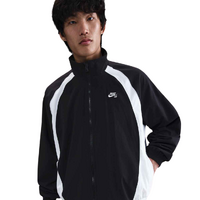 Nike SB Full-Zip Black White Unisex Woven Skate Jacket