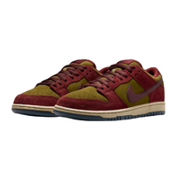 Nike SB Dunk Low Pro Dark Team Red Burgundy Crush Unisex Skate Shoes