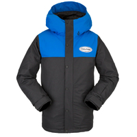 Volcom Stone 91 Insulated Cyan Blue Boys Youth 10K 2022 Snowboard Jacket