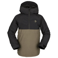 Volcom Daybreak Dark Teak Boys Youth 10K 2023 Snowboard Jacket