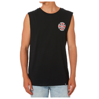 Independent Pennant Black Mens Muscle Shirt