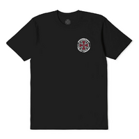 Independent Repeat Cross Black Youth Short Sleeve Tee