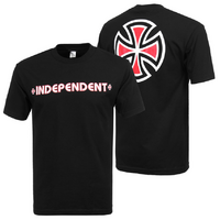 Independent Bar Cross Black Youth Short Sleeve Tee
