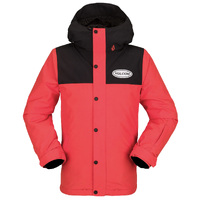 Volcom Stone 91 Insulated Orange Shock Youth 10K 2023 Snowboard Jacket