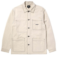 Huf Contrast Nylon Chore Cream Mens Jacket
