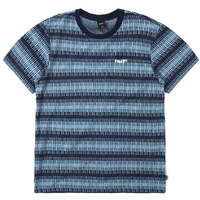 HUF Synthetic Stripe Navy Mens Knit Top
