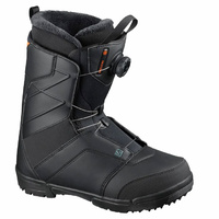 Salomon Faction Boa Black Orange Mens 2021 Snowboard Boots