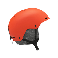 Salomon Brigade Red Orange Snowboard Ski Helmet