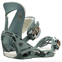 Salomon Hologram Green Cream Womens 2022 Snowboard Bindings