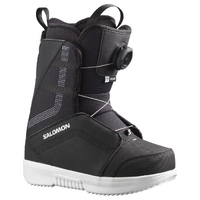 Salomon Project Boa Black White Junior Kids 2024 Snowboard Boots