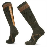 LéBent Xavier De Le Rue Dark Eucalypt Snowboard Ski Socks