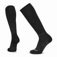 LéBent  Zero Cushion Black Compression Snowboard Ski Socks
