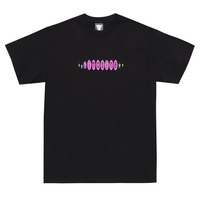 Limosine Skateboards Pink Bubz Black Mens Short Sleeve Tee