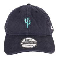New Era Cactus Logo Navy Baseball Dad Cap Hat Used Vintage