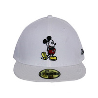 New Era Embroidered Mickey 59 Fifty Cap Structured Adjustable Vintage Used