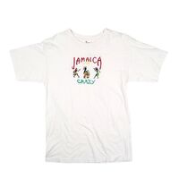 Jamaica me Crazy Embroidered T-shirt Vintage Used