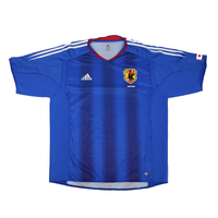 Adidas JFA Football Jersey Blue Sport T-Shirt Used Vintage