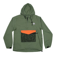 All Good Anorak Spray Jacket Olive Green Vintage Used