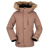 Volcom So Minty Coffee Girls Youth 10K 2022 Snowboard Jacket