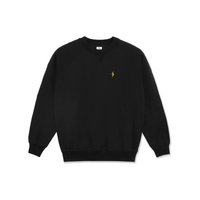 Polar Skate Co. No Comply Default Black Mens Crewneck Jumper