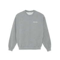 Polar Skate Co. Surf Logo Heather Grey Mens Crewneck Jumper