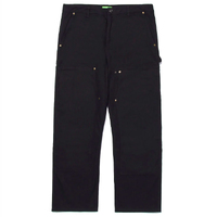 HUF Gilman Double Knee Black Mens Pants
