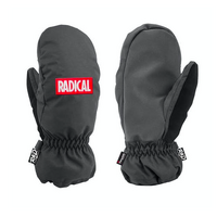 Rad Hero Black Junior Snowboard Mitts