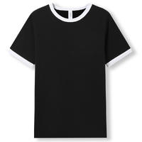 Ramo Unisex Ringer T-Shirt Black White
