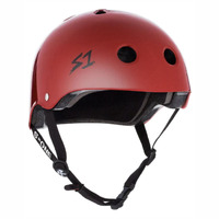 S1 Lifer Certified Blood Red Skateboard Helmet